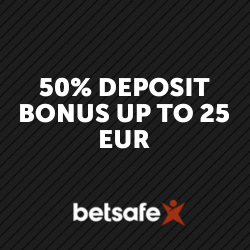 50{cd37245699b55bbcc21ff982551471df7170b6c09383ef5649382c7cdf87955f} bonus with Betsafe